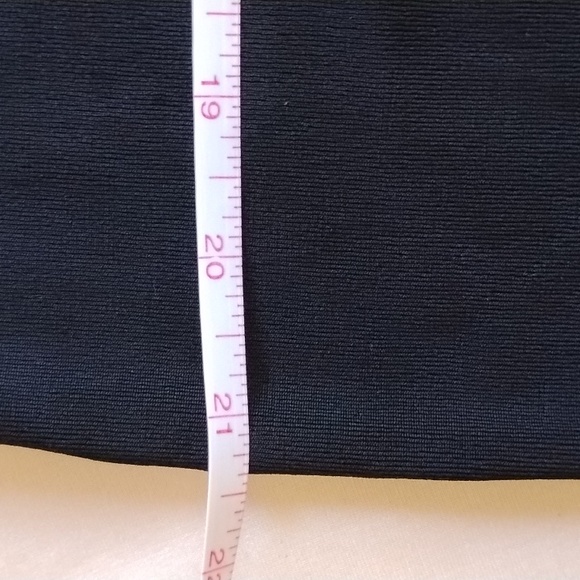 NWT Chico's Travelers Square Neck Dress 2 12 14 Slinky Black Short Sleeve - Picture 10 of 11